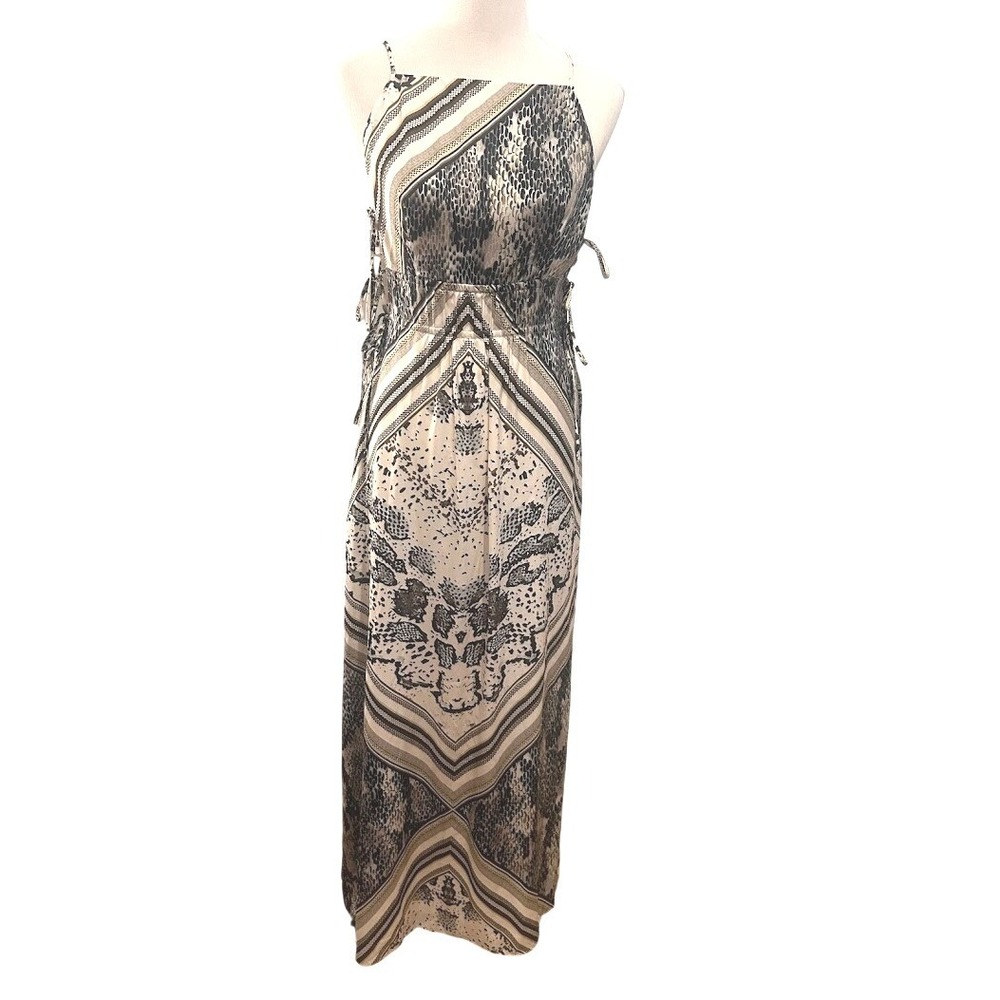 Ted Baker Izidora Snake Skin Side Split Dress Ted 2  Size US 4/6